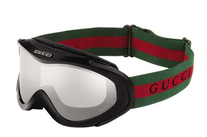 black ski goggles gucci